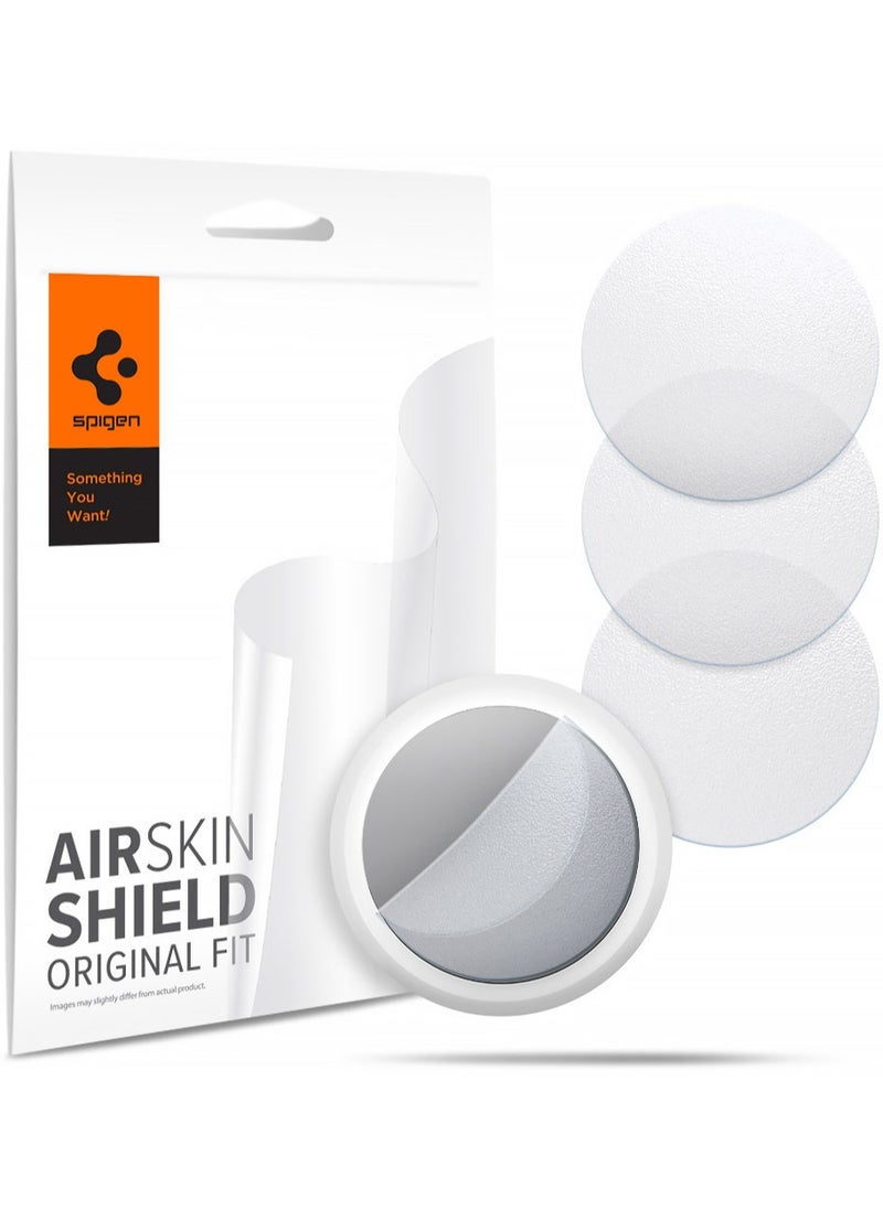 Spigen - 4-Piece AirSkin Shield Protective Film designed for AirTag - Image 1