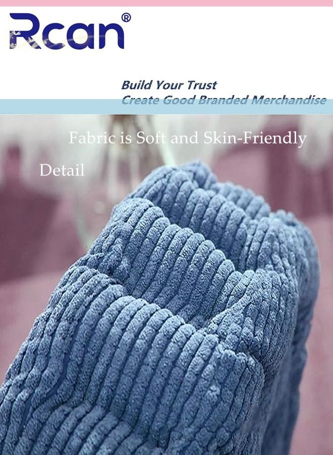 Rcan Chair Cushion Pillow Bay Window Tatami Mat Corduroy Cushion Thickened Round Soft Skin Friendly Backrest Yoga Meditation Cushion Suitable for Office Family Car Tables and Chairs School - Image 3