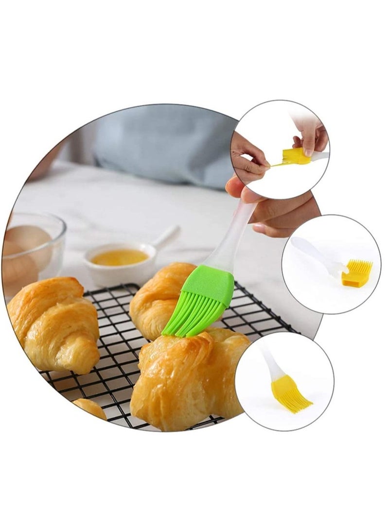 Blue and Green 2-Piece Kitchen Silicone Basting Pastry Cooking Brushes: Grill Brush Kitchen Gadget - Image 5