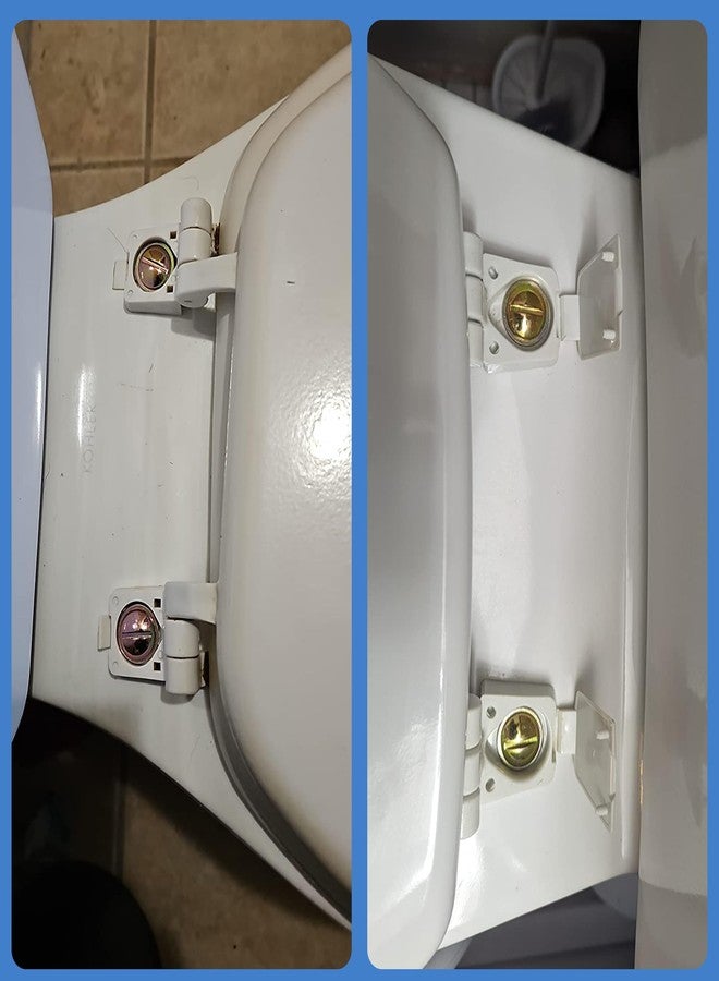 A.I.FORCE Universal Toilet Seat Bolts and Screws Replacement Kit, Heavy Duty Metal Fasteners with Plastic Nuts and Washers for Top Mount Toilet Seat Hinges, Compatible with Kohler, TOTO, American Standard - Image 4