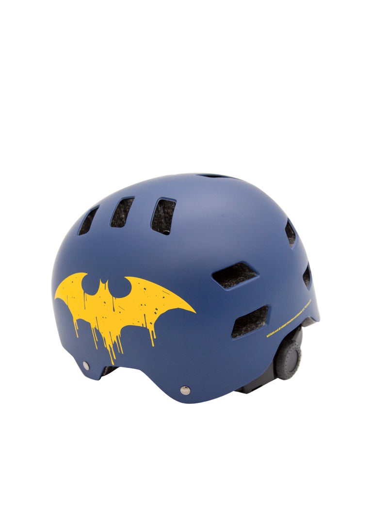 Spartan - Batman Multisport Helmet For Kids Ages 6-14 - Ideal For Cycling, Skateboarding, Skiing, Snowboarding, And More - Image 1