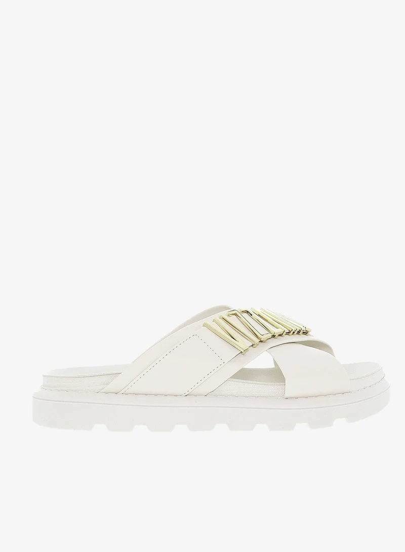 VIZZANO Flat Sandals for Women – Stylish Slip-On & Strappy Flats | Comfortable Daily Wear | Lightweight Summer Footwear | Casual Sandals for Travel, Office, Beach, and Everyday Outings