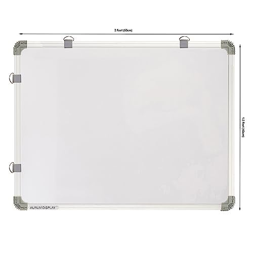 Aurum display� Non-Magnetic Whiteboard (1.5x2 feet) for Office, Home & School(45X60cm)(Pack of 1) - Image 2
