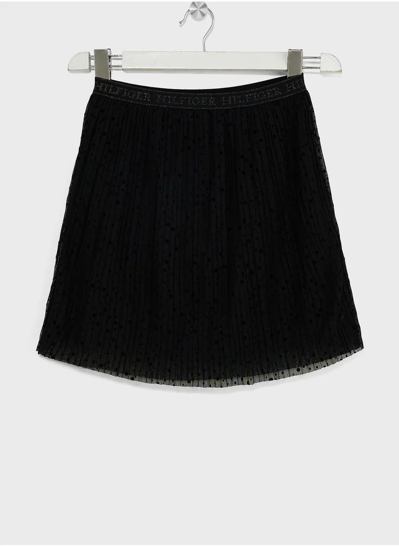 TOMMY HILFIGER Youth Tulle Layered Festive Skirt