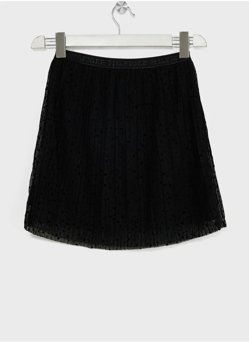 TOMMY HILFIGER Youth Tulle Layered Festive Skirt