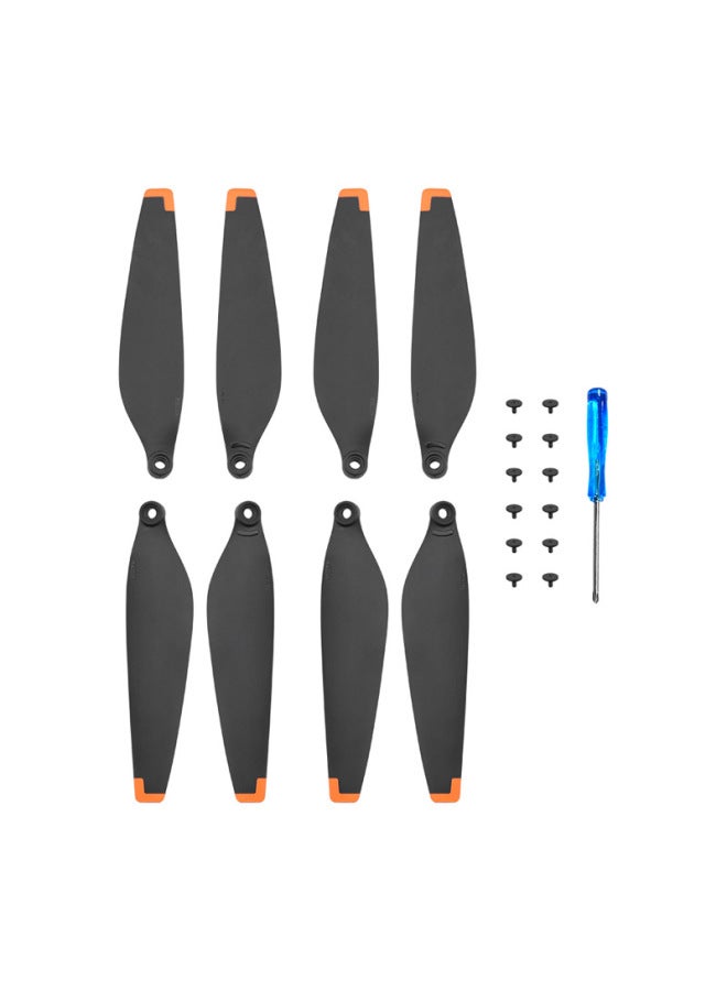 Protective Wing Blades For DJI Mini 3pro Drone 6030 Propeller Spare Parts Accessories Durable Abs Material-Color:Orange-edged Paddle (two Pairs With Screwdriver)