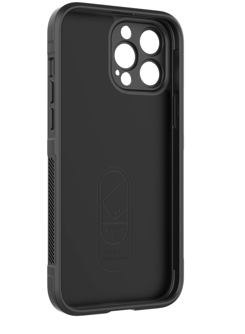 Phone case cover Magic Shield TPU + Silicone Shockproof Phone Case For Iphone 13 Pro Max  (Black) - Image 2