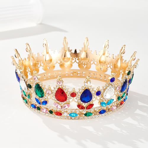 YOUlDIANZI Queen Crown Rhinestone Wedding Crowns and Tiaras for Women Costume Party Hair Accessories Princess Birthday Crown Crystal BridalCrown - Image 3