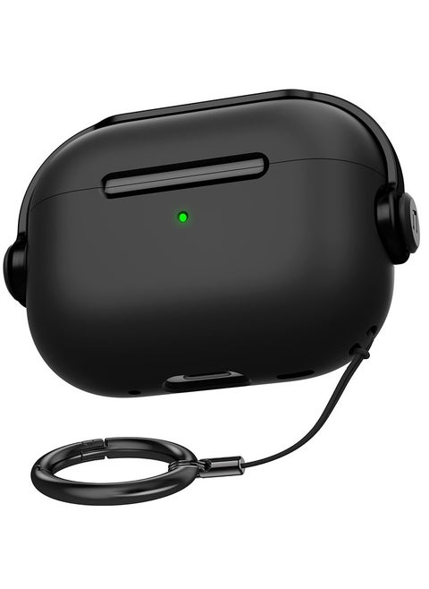 Compatible with AirPods Pro 2 Case Creative Musician Headset Secure Lock Design Protective TPU Cover Case with Keychain