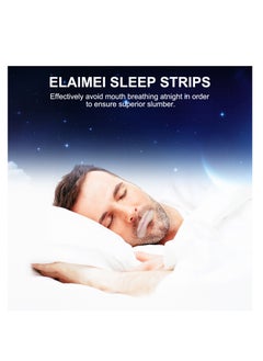 Elaimei ELAIMEI Anti Snoring Sleep Strips Disposable Mouth Strips Tape Reduce Mouth Dryness Sore Throat Snoring Solution 90pcs  - Image 2
