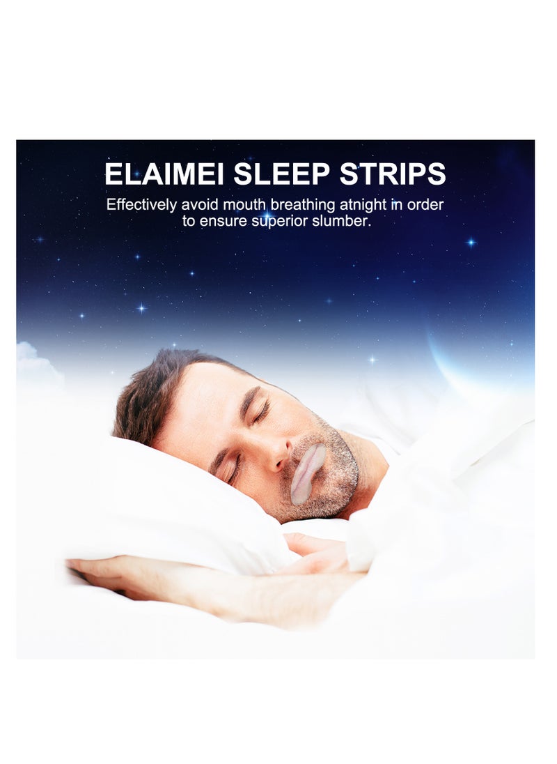 Elaimei ELAIMEI Anti Snoring Sleep Strips Disposable Mouth Strips Tape Reduce Mouth Dryness Sore Throat Snoring Solution 90pcs  - Image 2