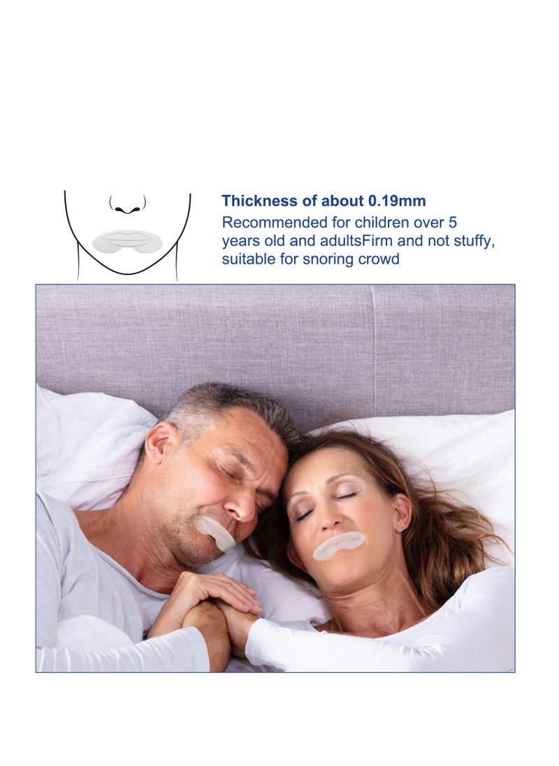 Elaimei ELAIMEI Anti Snoring Sleep Strips Disposable Mouth Strips Tape Reduce Mouth Dryness Sore Throat Snoring Solution 90pcs  - Image 4