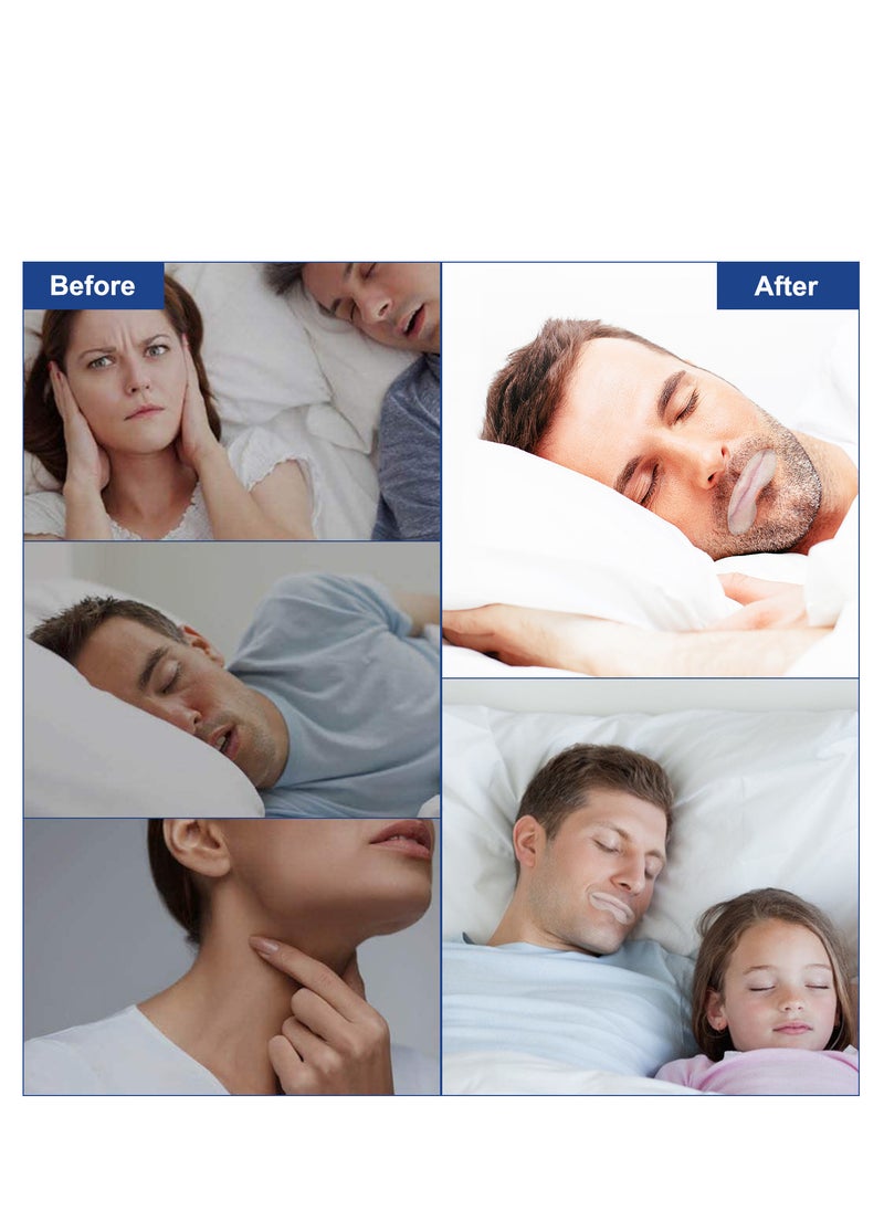 Elaimei ELAIMEI Anti Snoring Sleep Strips Disposable Mouth Strips Tape Reduce Mouth Dryness Sore Throat Snoring Solution 90pcs  - Image 5