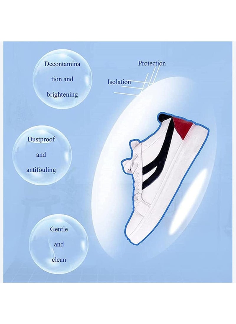 Manvik - Shoes Whitening Cleansing Cream With Sponge | De-Yellowing and Whitening Cream for Shoe | Reusable sponge - MNVK - Image 1