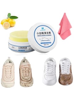 Shoes Whitening Cleansing Cream With Sponge | De-Yellowing and Whitening Cream for Shoe | Reusable sponge - MNVK