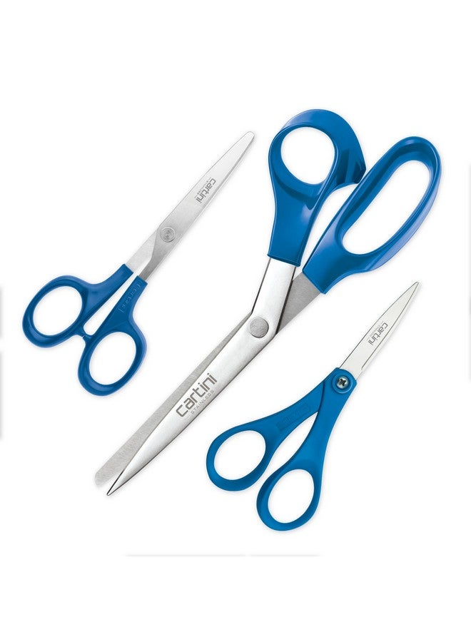 Godrej Locking Solutions and Systems Godrej Locking Solutions and Systems Cartini Godrej Scissors Kit, 3 Pc Set, Stainless Steel (Aisi 420J2), 23.5X13.5 Cm, 23.5 Centimeters 