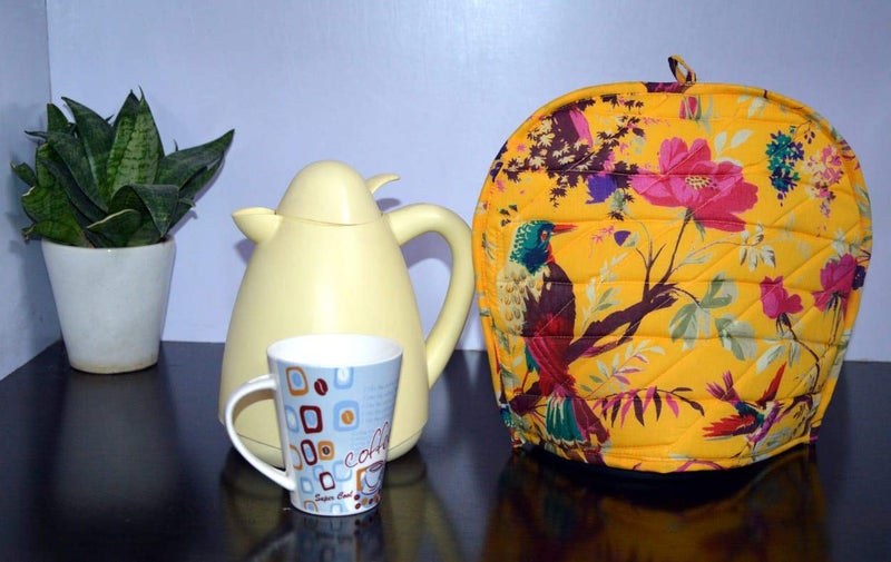 Kalap Mandala Tea Cozy Cover Hand Winter Tea Cozy Cotton Tea Kettle Warmer Pot Cover Hot Coffee Cover Handamde Kitchen Décor Tea Cozy Mandala Tea Cozy (Style 9) - Image 1