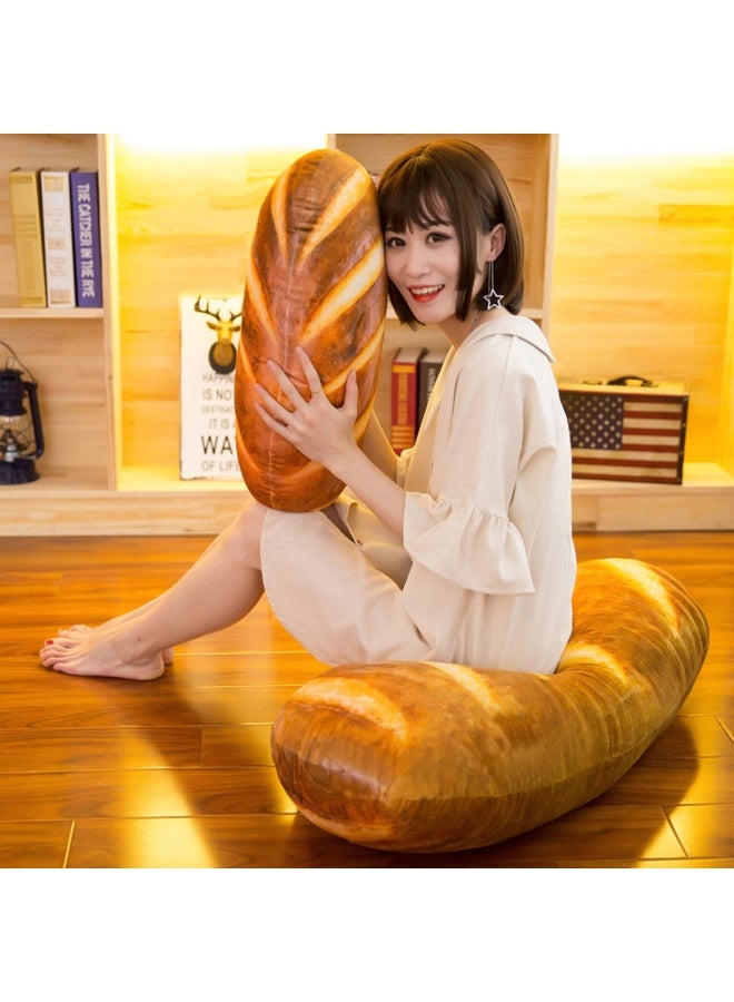 Levenkeness 3D Simulation Bread Shape Plush Pillow Soft Butter Toast Bread Food Cushion Stuffed Toy for Home Decor 31.4 Style1 31.4 - Image 4