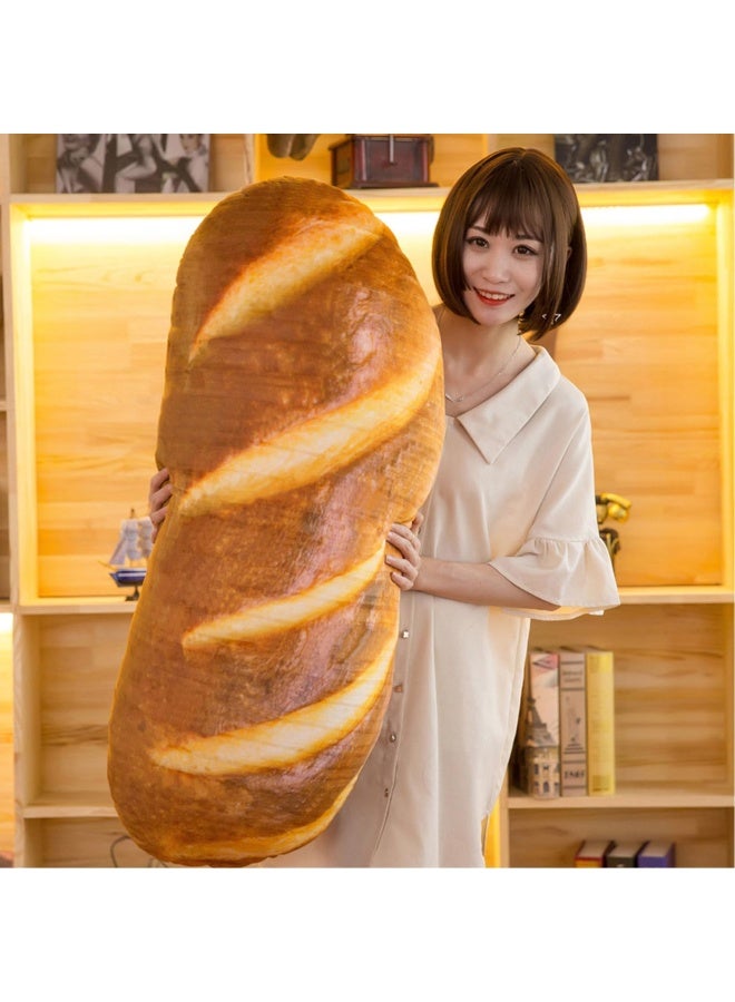 Levenkeness 3D Simulation Bread Shape Plush Pillow Soft Butter Toast Bread Food Cushion Stuffed Toy for Home Decor 31.4 Style1 31.4 - Image 5