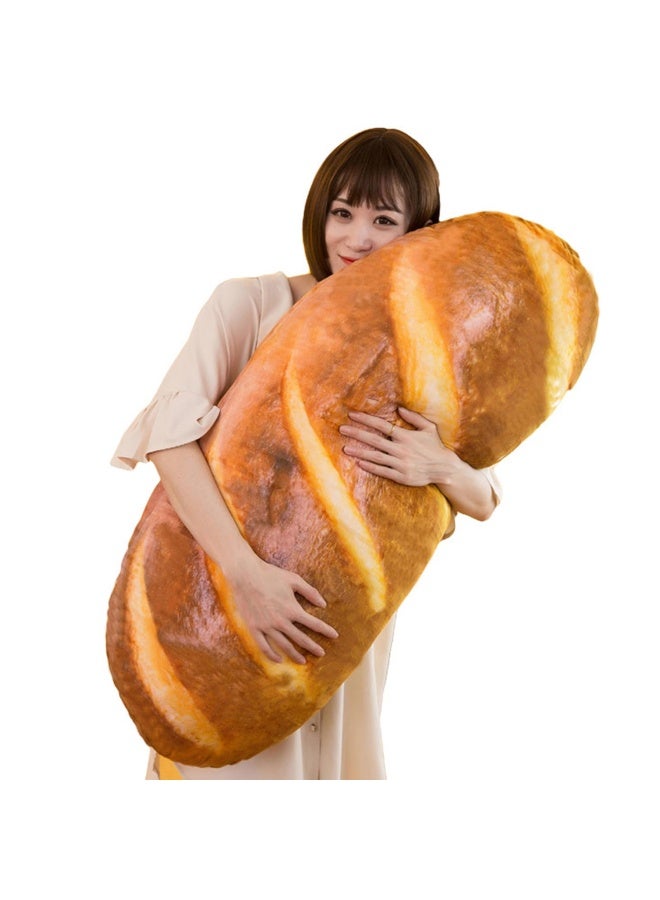 Levenkeness 3D Simulation Bread Shape Plush Pillow Soft Butter Toast Bread Food Cushion Stuffed Toy for Home Decor 31.4 Style1 31.4 - Image 1