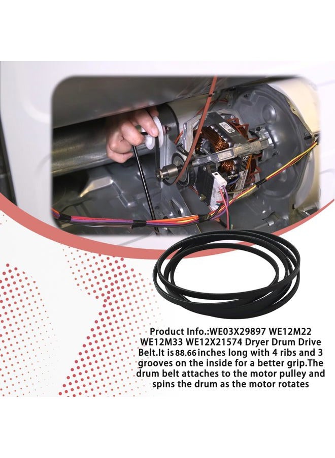 Obida WE03X29897 WE12M22 WE12M33 WE12X21574 For GE Dryer Drive Belt - Image 5