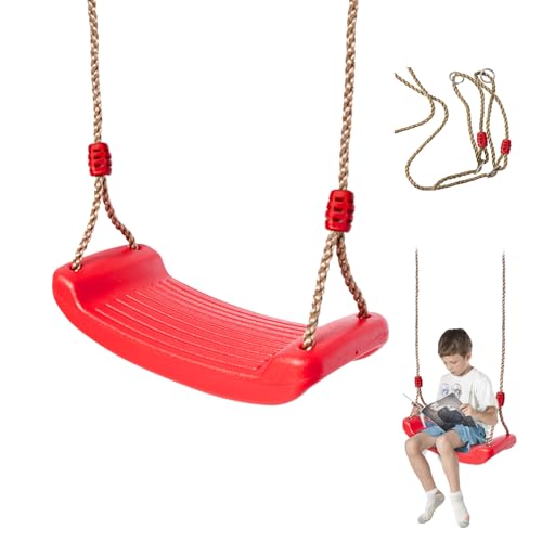 IFOYO Tree Swing Seat Swing Set Accessories for Kids Outdoor Indoor Playground Red - Image 1