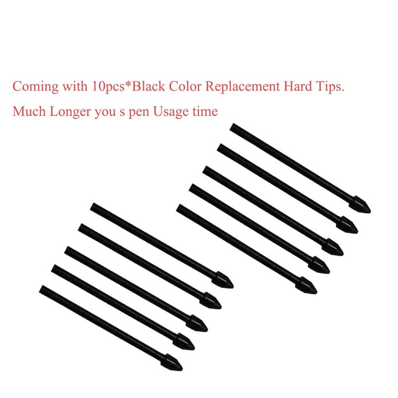 N.C (2 Pack) Stylus s Pen Nibs/Tips Replacement for Samsung Galaxy Tab S6 Lite 10.4 inch SM-P610 SM-P615 2020 and Tab S6 T860 T865 10.5inch -Black - Image 5