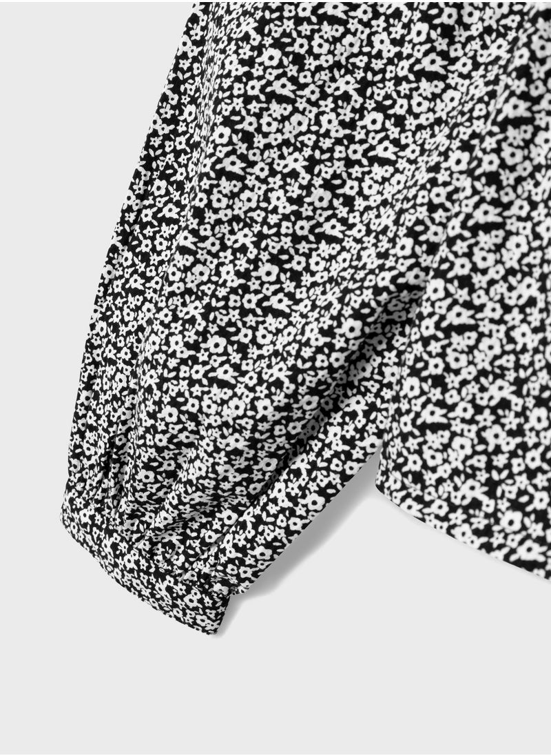 NAME IT Kids Balloon Sleeve Shirt  - Image 3