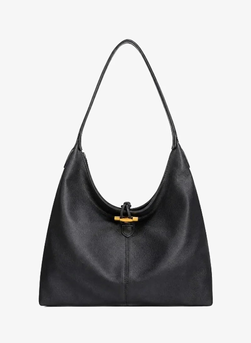 David Jones Slouchy faux leather shoulder bag cm7712 for women and girls| women's fashion hobo bag stylish design| multi pocket vegan leather shoulder bag