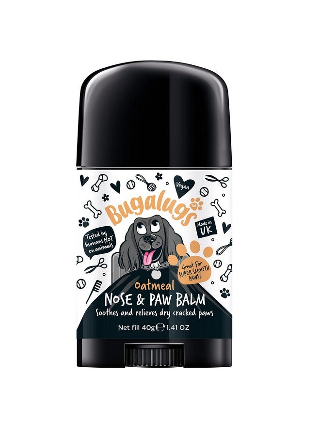 بوجالوجز بلسم بوجالوجز لراحة أقدام الكلاب وبلسم أنف الكلاب 40 جم (1.41 أونصة) - بلسم مرطب لأقدام الكلاب يُنشئ حاجزًا غير مرئي يحمي ويعالج الأقدام الجافة المتشققة - بلسم طبيعي بالكامل لأقدام الكلاب مع دقيق الشوفان - Image 2