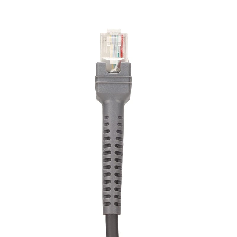 كابل سيريال RS232 لماسحات الباركود Symbol LS1203، LS2208، LS4208، كابل سيريال RJ45 بغلاف PVC، كابل بطول 2 متر قابل للتوصيل المباشر (Plug and Play) لأجهزة نقاط البيع (POS) ووفقًا لمعيار RS232. - Image 5