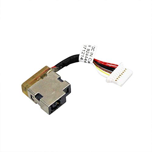 Suyitai for HP Probook 430 440 445 445R 450 470 G6 430 435 440 445 450 455 470 475 G7 924444-F30 924444-Y30 924444-T30 924444-S30 L01048-001 AC DC Power Jack Cable Harness Charging Port Connector (5CM - Image 1