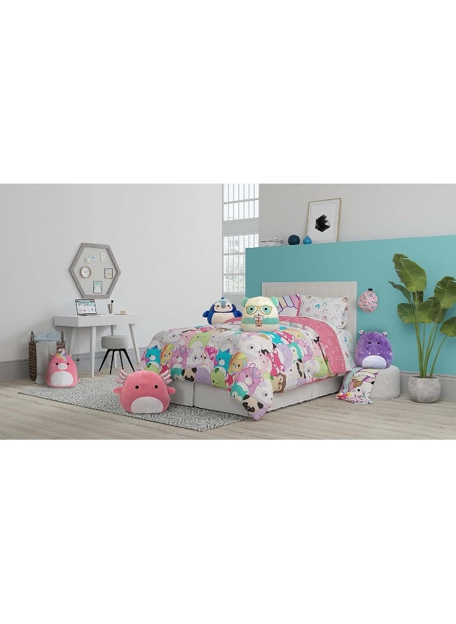 Franco - Franco Squishmallows Bedding Super Soft Comforter and Sheet Set with Sham, 7 Piece Queen Size - Image 1