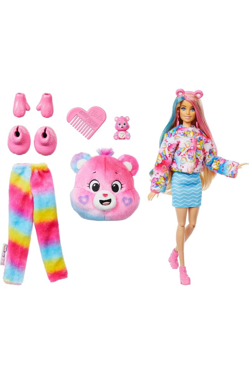 Barbie® Cutie Reveal Care Bears Series 2 - Togetherness Bear (Light Skin) - Image 5