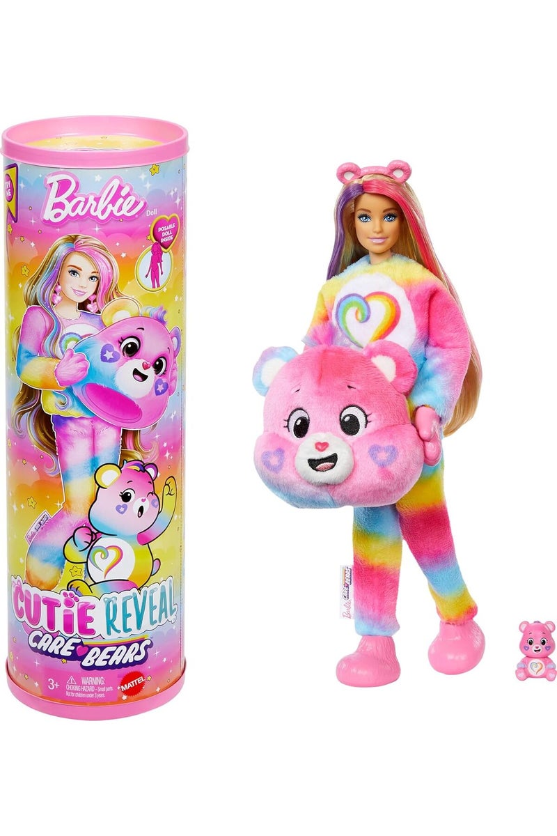 Barbie® Cutie Reveal Care Bears Series 2 - Togetherness Bear (Light Skin) - Image 1