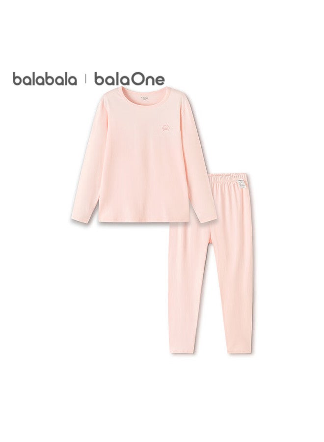 Balabala Kids Children's Underwear Set  Spring New Girls' Autumn Cotton Long Johns Baby Sleepwear Soft Skin-friendly - Image 2