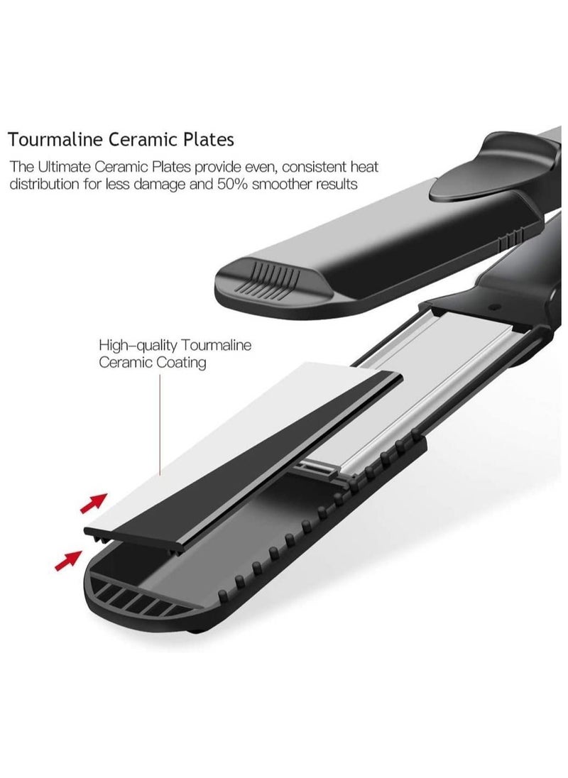 Generic Hair Crimper,4 in 1 Hair Straightener and Curler Hair Crimper,4 Interchangeable Plates for All Hair Type for Women  - Image 5