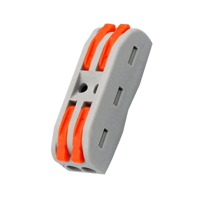 HENGXIA 21Pcs, 2 Conductor Compact Splicing, 2 Circuit Inline Splices, 28-12 AWG, SPL-2 - Image 1