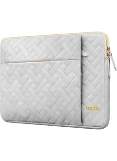 Lacdo Laptop Sleeve Case For 15 Inch New Macbook Air M3 A3114 M2 A2941 2024 2023 15 Inch Macbook Pro A1990 A1707 Generic Xps 15 Plus Computer Bag With Accessory Pocket Water Resistant Space Gray  - Image 1
