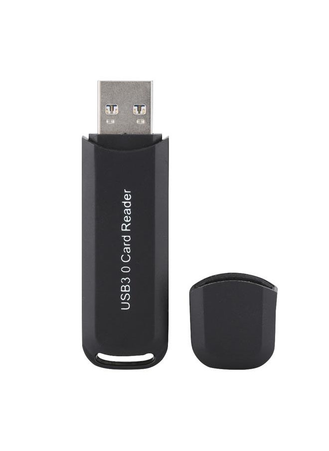 Thoraya - USB3.0 Secure Digital Memory Card&TF Card High Speed Multi-Functional Card Reader(Black) - Image 1