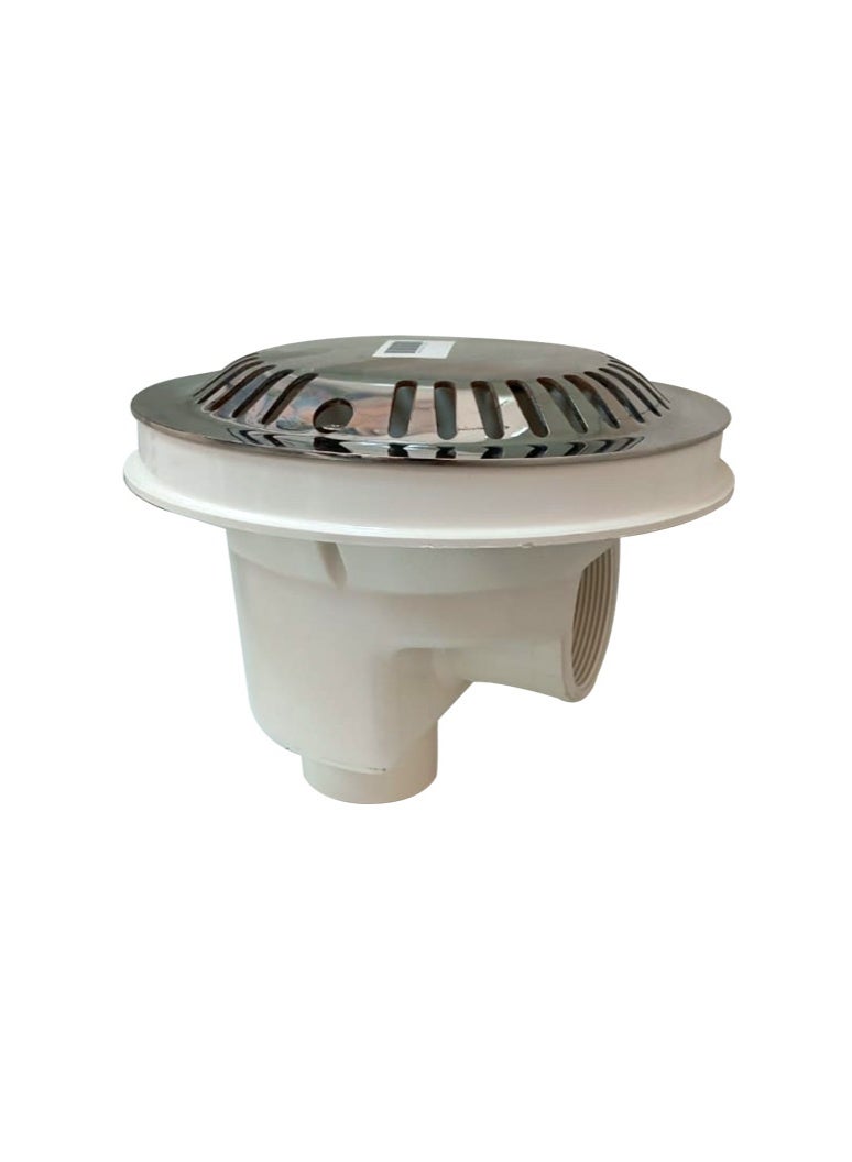 POOL MART Pool ABS Main Drain with SS 316 Grill - Image 1