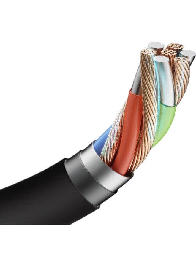 Cuktech C-To Data Cable, 240W High Power, 6A High Current, Pd3.1 Fast Charging, 1.5M, Suitable For Apple 15/16/Ipad/Mac Laptops/Xiaomi Phones, Black - Image 2