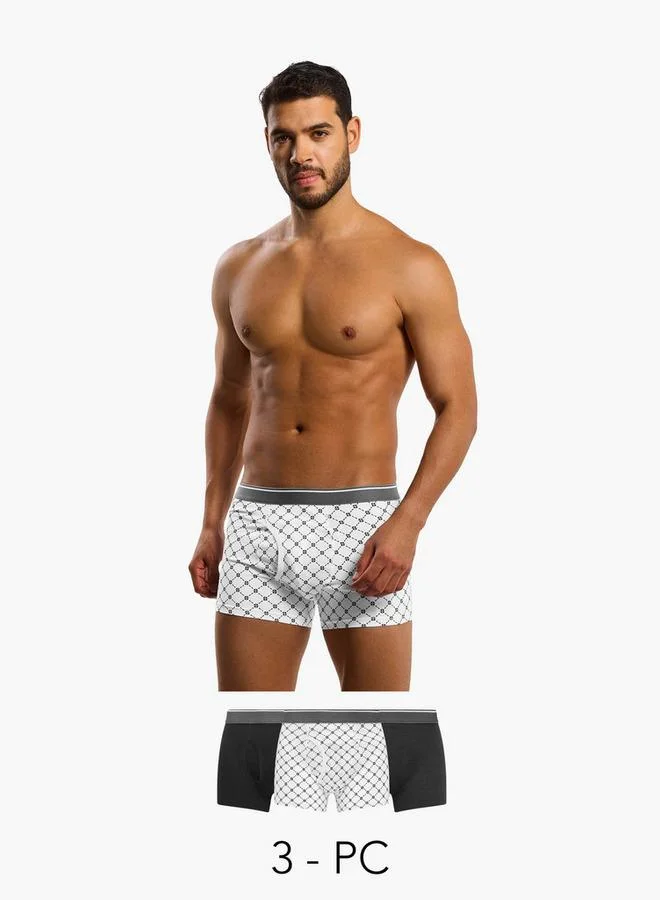 سبلاش فيڤ Men Assorted Hipster Trunks - Pack of 3