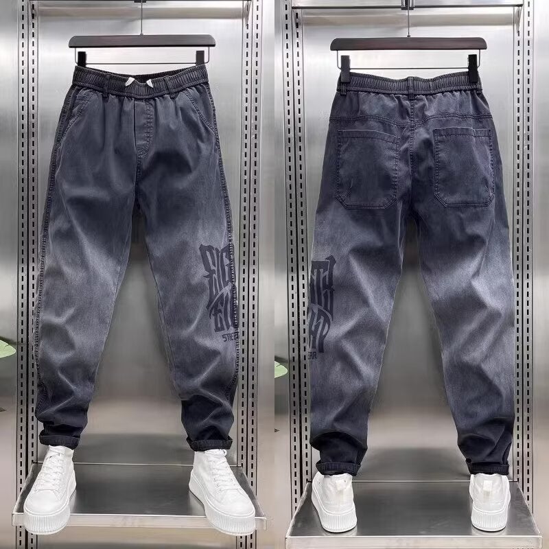 Unisex Classic Denim Jeans Loose Fit Daily Outdoor Wear - Image 3
