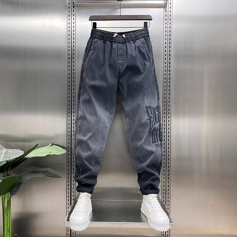 Unisex Classic Denim Jeans Loose Fit Daily Outdoor Wear - Image 1