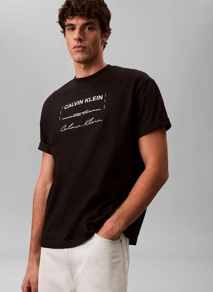 Calvin Klein Jeans 16S April Graphic Crew Neck T-Shirt