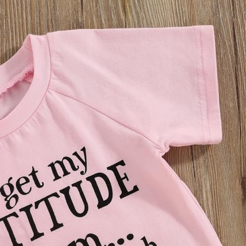 Fernvia Toddler Girls Clothes 1T 2T 3T 4T 5T Summer Outfits Baby Kids Short Sleeve T-Shirt Tops & Camouflage Shorts Sets (B-Pink, 2-3 Years) - Image 5