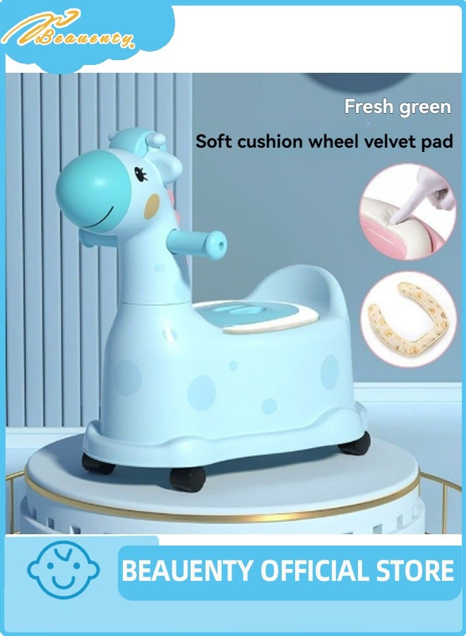 Beauenty Potty Seat for Kids, Baby Potty Training Seat Chair with Cushion Seat, Closing Lid, Support Handle and Removable Bowl | Toilet Seat for kids | Baby Potty Seat for 0 to 5 Years - Image 1