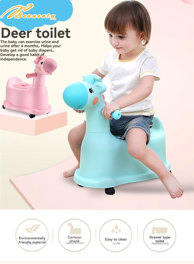 Beauenty Potty Seat for Kids, Baby Potty Training Seat Chair with Cushion Seat, Closing Lid, Support Handle and Removable Bowl | Toilet Seat for kids | Baby Potty Seat for 0 to 5 Years - Image 2