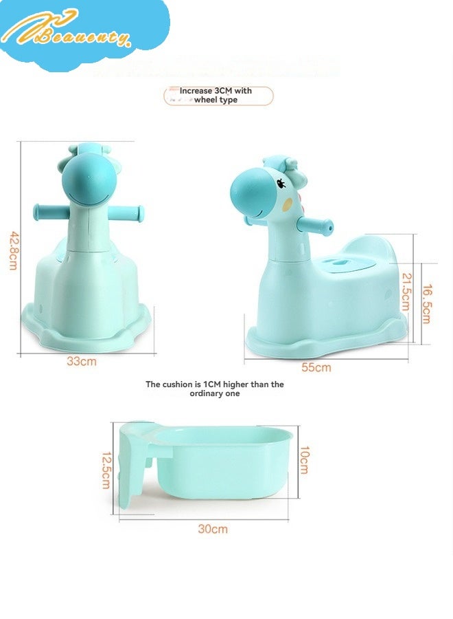 Beauenty Potty Seat for Kids, Baby Potty Training Seat Chair with Cushion Seat, Closing Lid, Support Handle and Removable Bowl | Toilet Seat for kids | Baby Potty Seat for 0 to 5 Years - Image 5